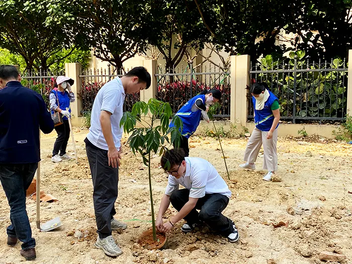 Arbor Day tree planting